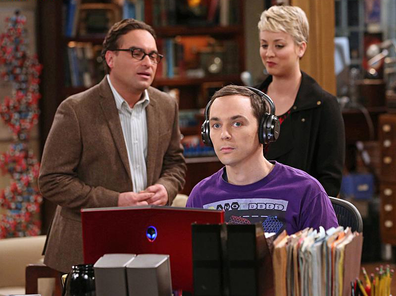 The Big Bang Theory : Bild Jim Parsons, Johnny Galecki, Kaley Cuoco