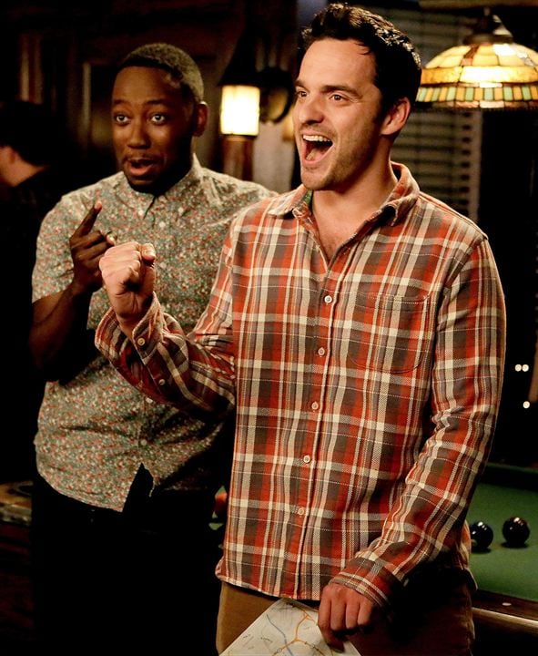 New Girl : Bild Jake Johnson, Lamorne Morris