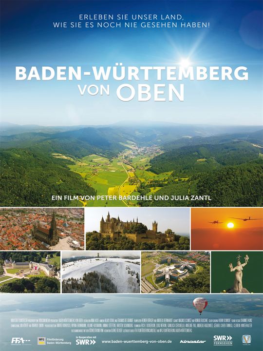Baden-Württemberg von oben : Kinoposter