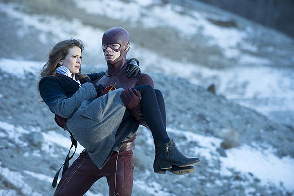 The Flash : Bild Grant Gustin, Danielle Panabaker