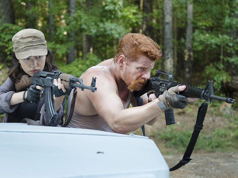 The Walking Dead : Kinoposter Christian Serratos, Michael Cudlitz