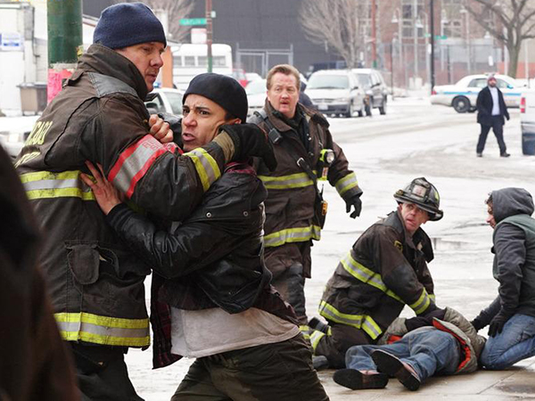 Chicago Fire : Bild Kenny Johnson, Christian Stolte, David Eigenberg