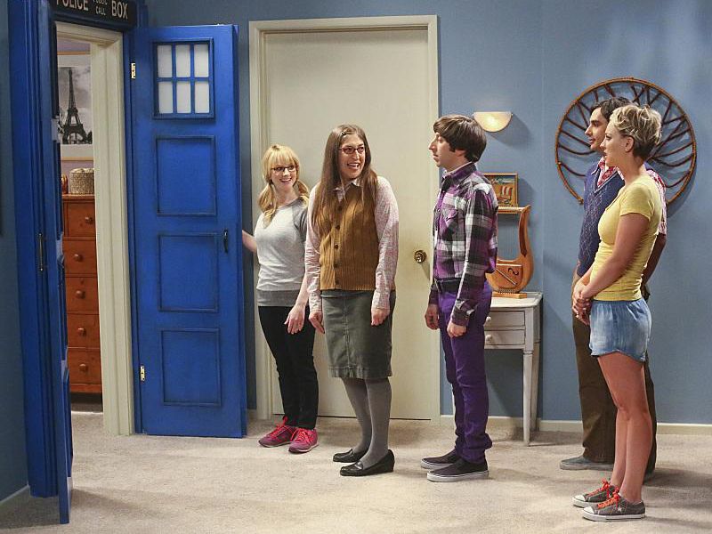 The Big Bang Theory : Bild Simon Helberg, Mayim Bialik, Kaley Cuoco, Kunal Nayyar, Melissa Rauch