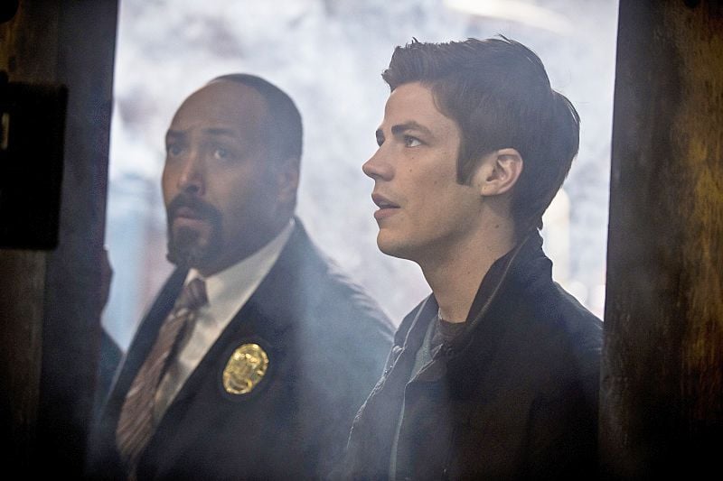 The Flash : Bild Jesse L. Martin, Grant Gustin