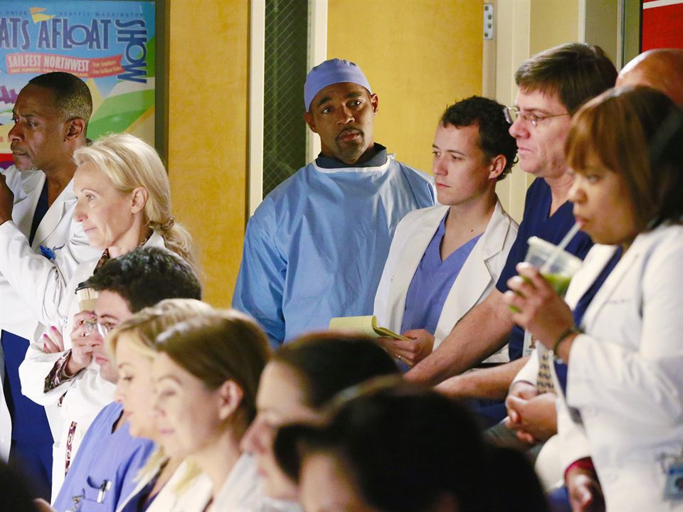 Grey's Anatomy - Die jungen Ärzte : Bild Jason George, Jason George (II), Chandra Wilson, Jessica Capshaw, Ellen Pompeo