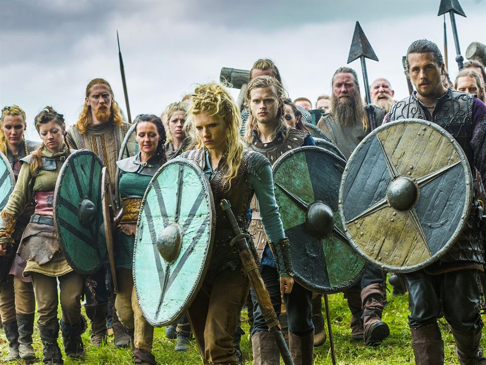 Vikings : Bild Katheryn Winnick, Ben Robson