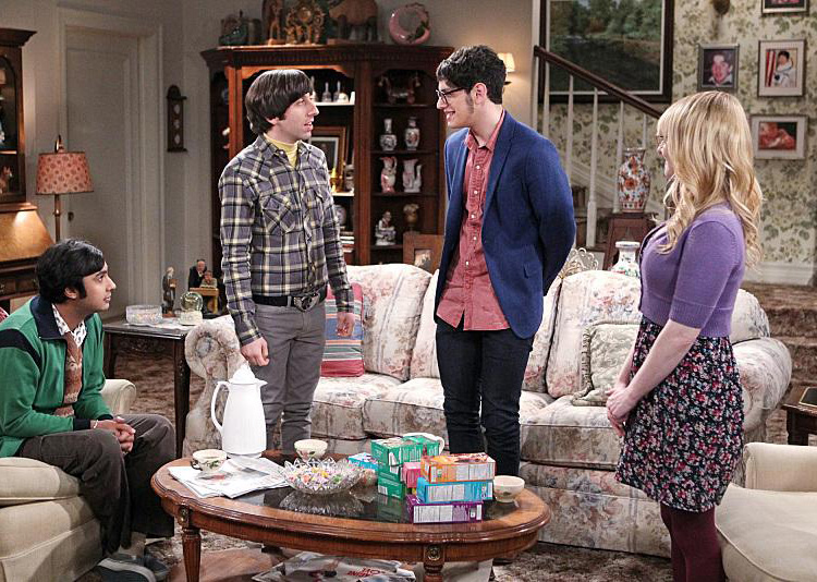 The Big Bang Theory : Bild Matt Bennett, Melissa Rauch, Simon Helberg