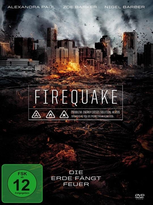 Firequake - Die Erde fängt Feuer : Kinoposter