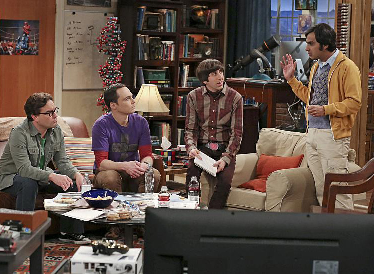 The Big Bang Theory : Bild Kunal Nayyar, Simon Helberg, Johnny Galecki, Jim Parsons