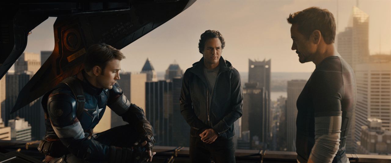 Avengers 2: Age Of Ultron : Bild Robert Downey Jr., Mark Ruffalo, Chris Evans