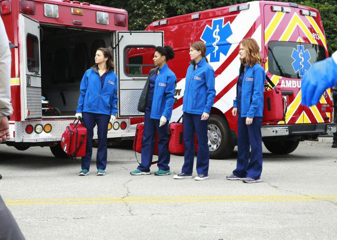 Grey's Anatomy - Die jungen Ärzte : Bild Ellen Pompeo, Caterina Scorsone, Kelly McCreary, Sarah Drew