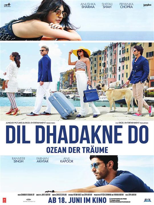 Dil Dhadakne Do - Ozean der Träume : Kinoposter