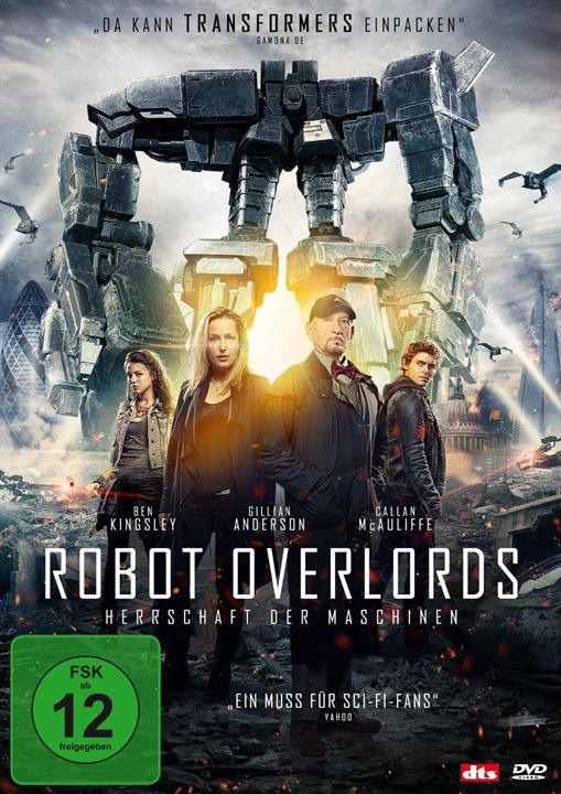 Robot Overlords - Herrschaft der Maschinen : Kinoposter