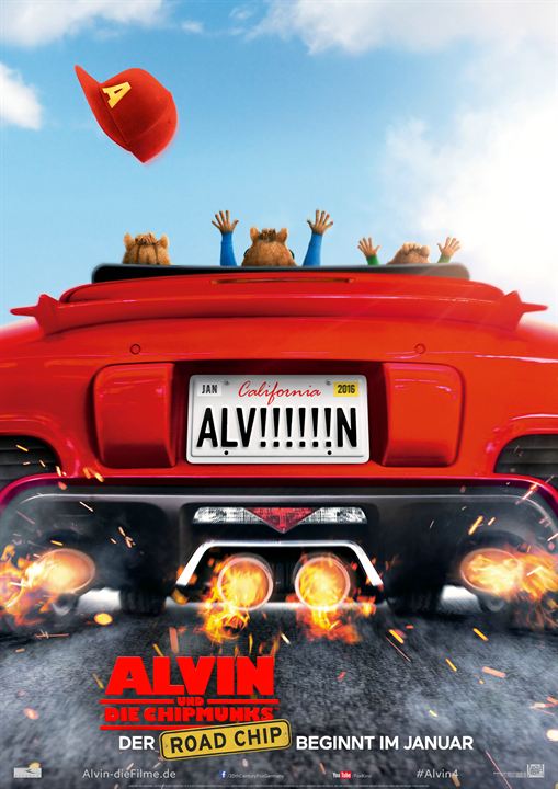 Alvin und die Chipmunks: Road Chip : Kinoposter