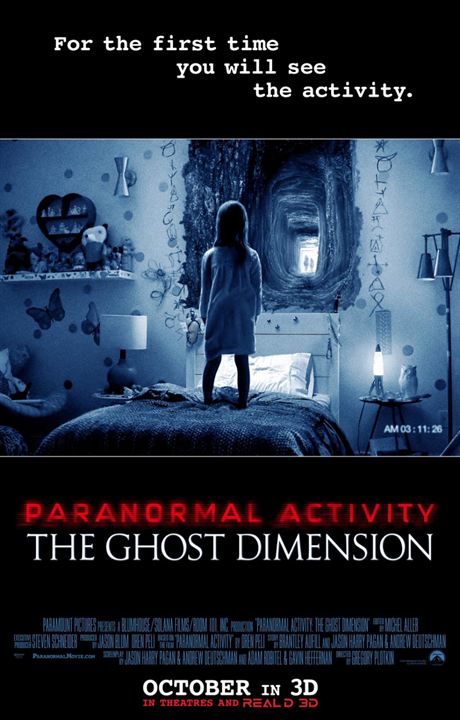 Paranormal Activity: Ghost Dimension : Kinoposter