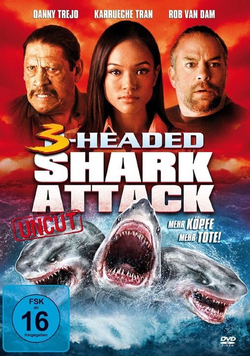 3-Headed Shark Attack : Kinoposter