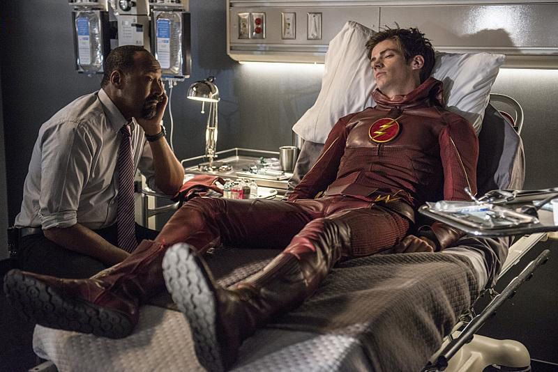 The Flash : Bild Jesse L. Martin, Grant Gustin