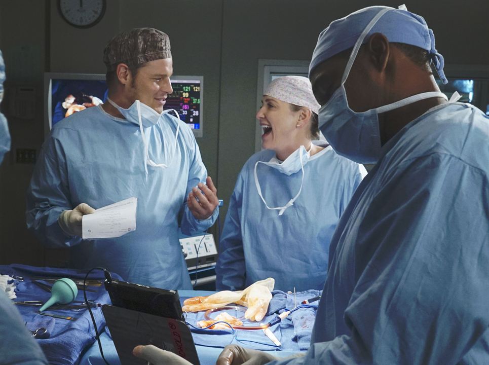 Grey's Anatomy - Die jungen Ärzte : Bild Jason George, Jessica Capshaw, Justin Chambers (I), Jason George (II)