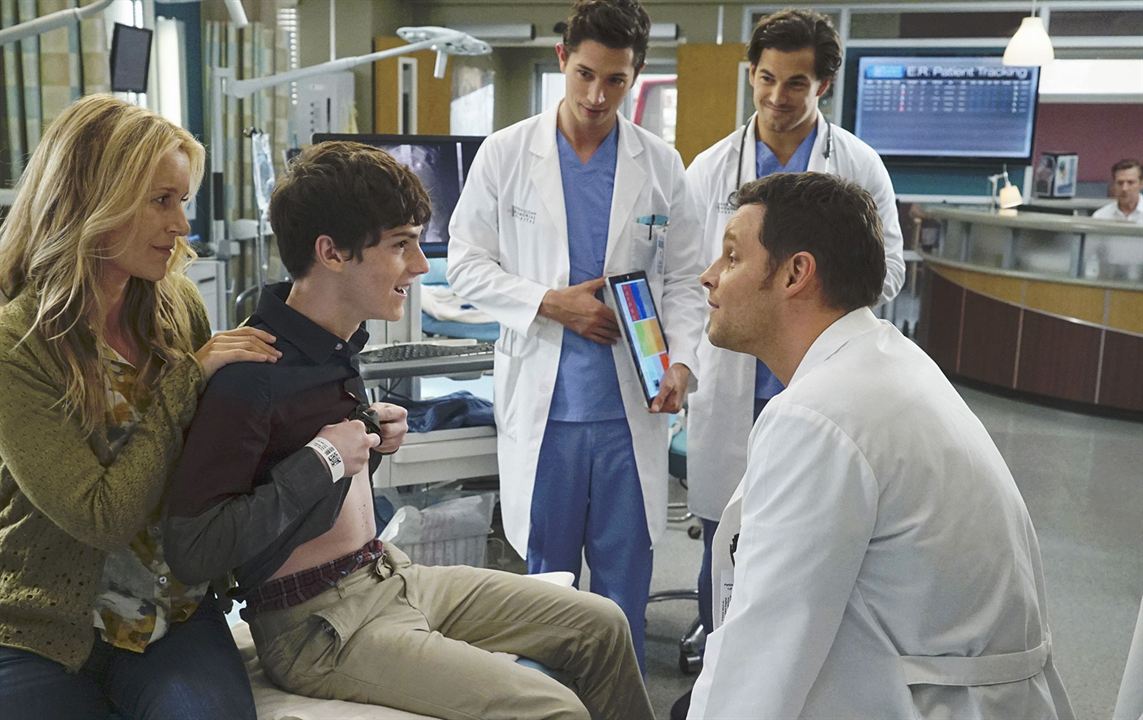 Grey's Anatomy - Die jungen Ärzte : Bild William Leon, Joe Dinicol, Tanya Clarke, Justin Chambers (I), Giacomo Gianniotti