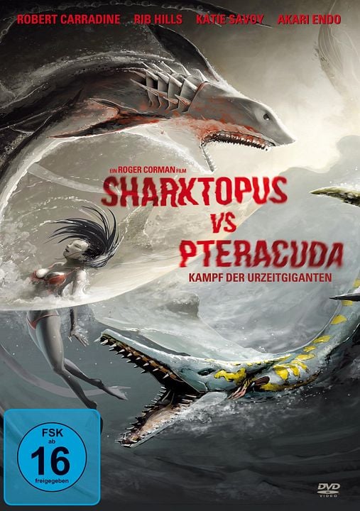 Sharktopus Vs Pteracuda - Kampf der Urzeitgiganten : Kinoposter