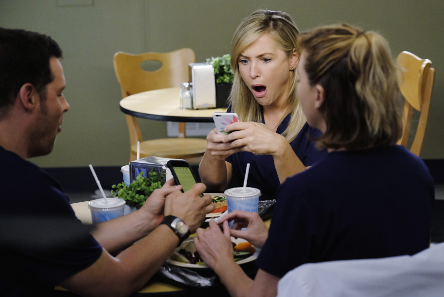 Grey's Anatomy - Die jungen Ärzte : Bild Jessica Capshaw, Justin Chambers (I)
