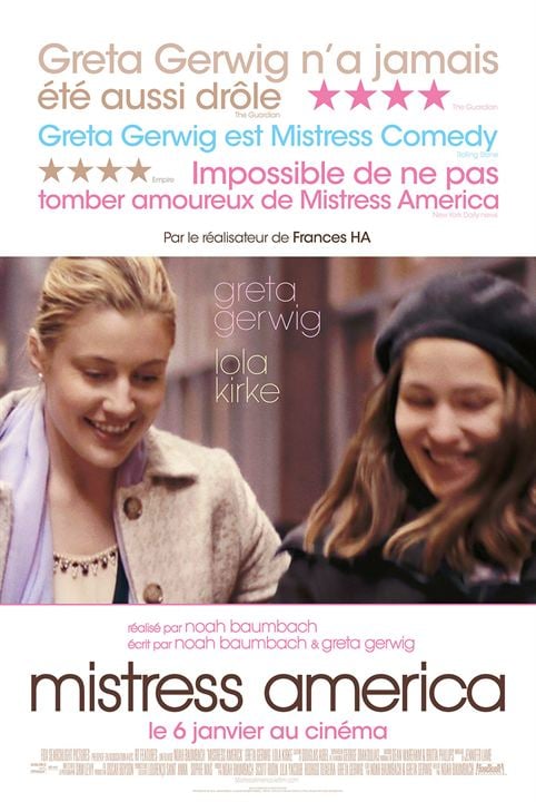 Mistress America : Kinoposter