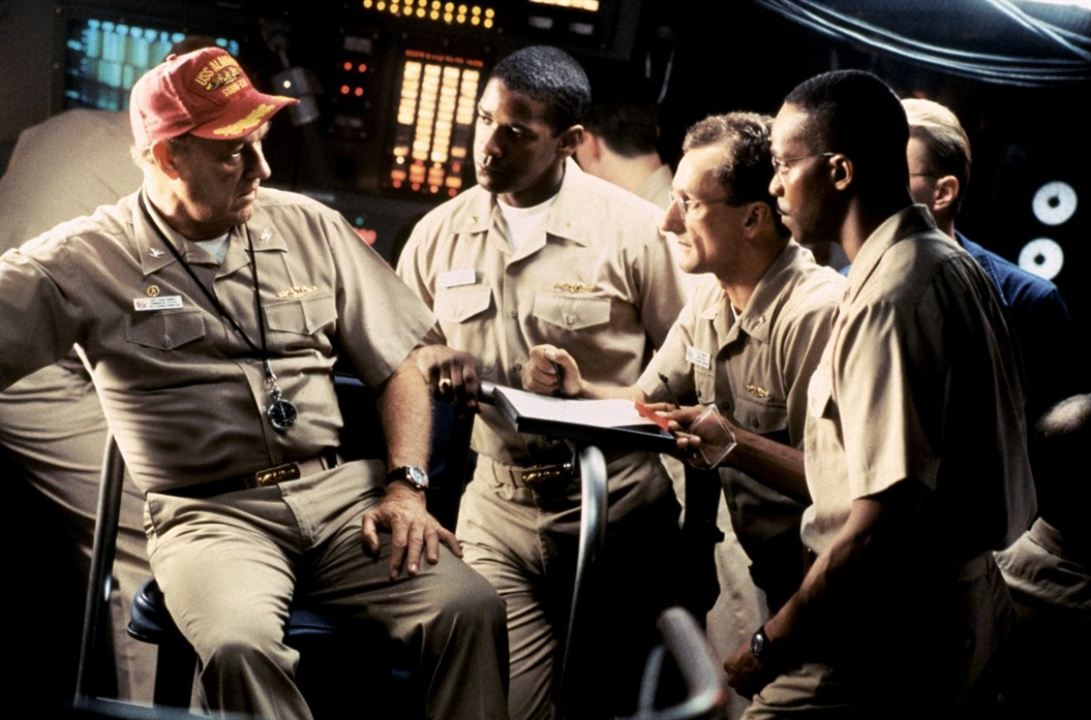 Crimson Tide - In tiefster Gefahr : Bild Gene Hackman, Denzel Washington
