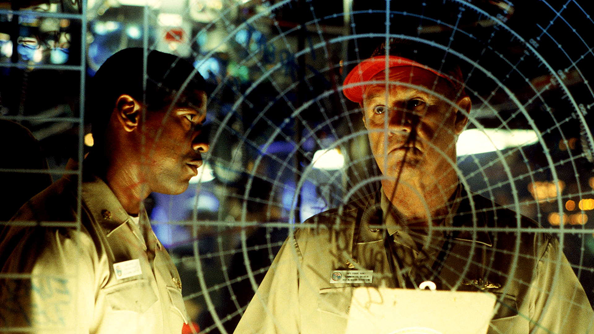 Crimson Tide - In tiefster Gefahr : Bild Denzel Washington, Gene Hackman