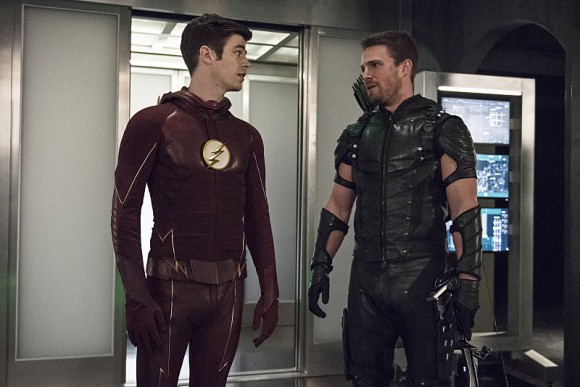 The Flash : Bild Stephen Amell, Grant Gustin