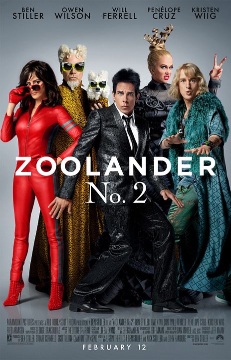 Zoolander No. 2 : Kinoposter