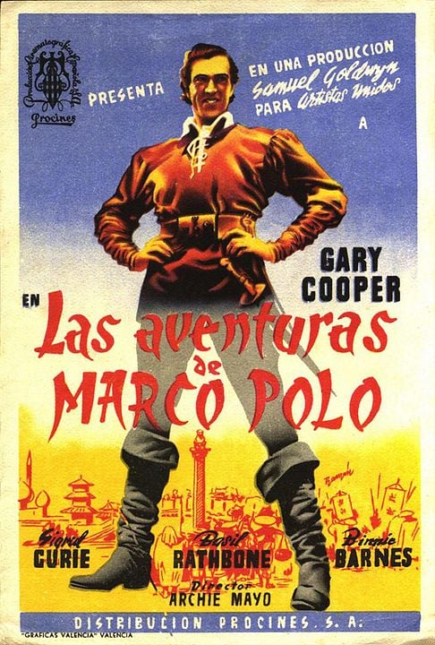 Die Abenteuer des Marco Polo : Kinoposter