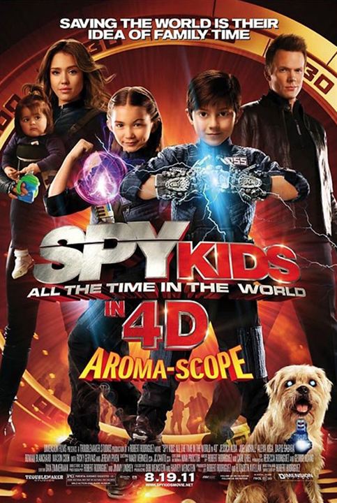 Spy Kids 4D - Alle Zeit der Welt : Kinoposter