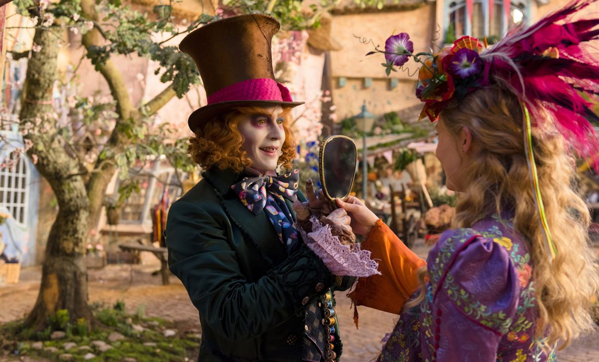 Alice im Wunderland 2: Hinter den Spiegeln : Bild Johnny Depp, Mia Wasikowska