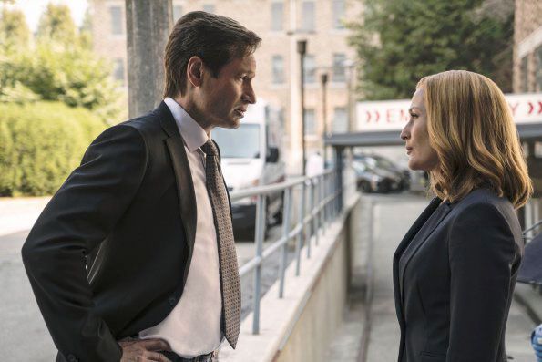 Akte X - Die unheimlichen Fälle des FBI : Bild David Duchovny, Gillian Anderson