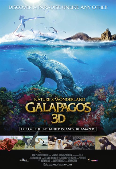 Galapagos 3D - Wunderland der Natur : Kinoposter