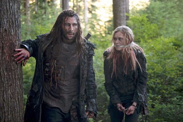 The 100 : Bild Zach McGowan, Eliza Taylor