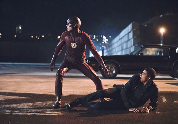 The Flash : Bild Grant Gustin, Keiynan Lonsdale