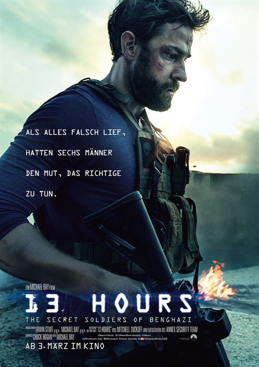 13 Hours: The Secret Soldiers Of Benghazi : Kinoposter
