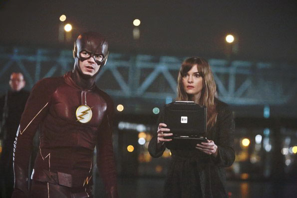 The Flash : Bild Grant Gustin, Danielle Panabaker