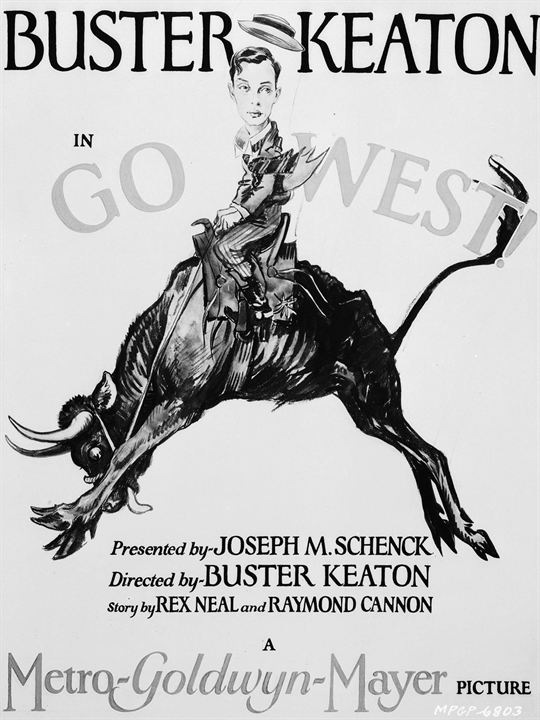 Buster Keaton-Der Cowboy : Kinoposter