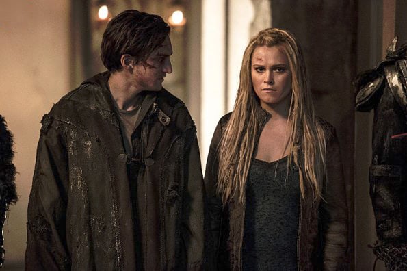 The 100 : Bild Eliza Taylor, Richard Harmon