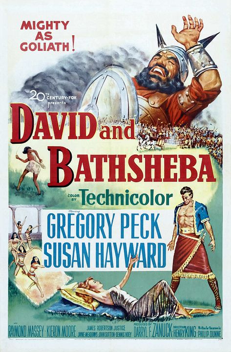 David und Bathsheba : Kinoposter