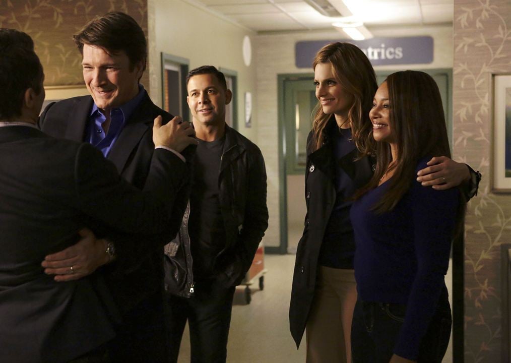 Castle : Bild Nathan Fillion, Jon Huertas, Stana Katic, Tamala Jones