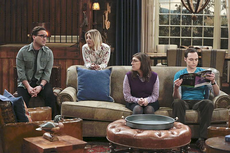 The Big Bang Theory : Bild Johnny Galecki, Mayim Bialik, Kaley Cuoco, Jim Parsons