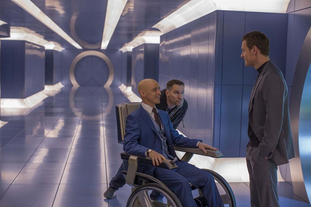X-Men: Apocalypse : Bild Michael Fassbender, Bryan Singer, James McAvoy