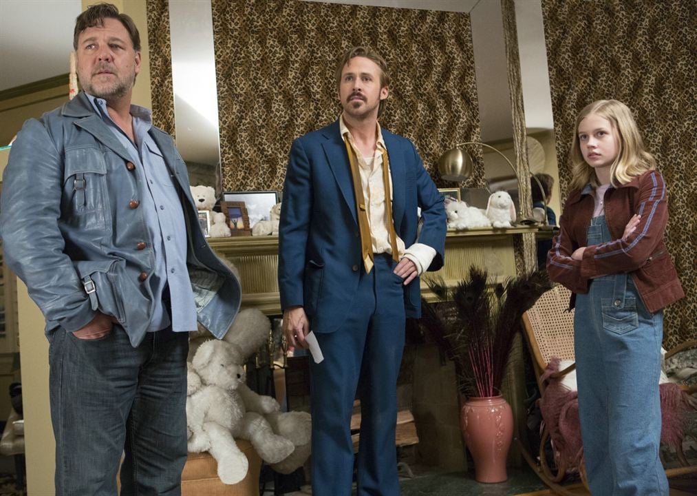 The Nice Guys : Bild Russell Crowe, Ryan Gosling, Angourie Rice