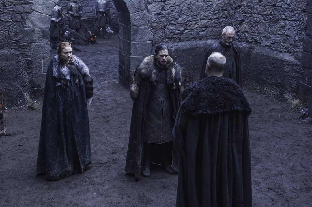 Game Of Thrones : Bild Sophie Turner, Liam Cunningham, Kit Harington