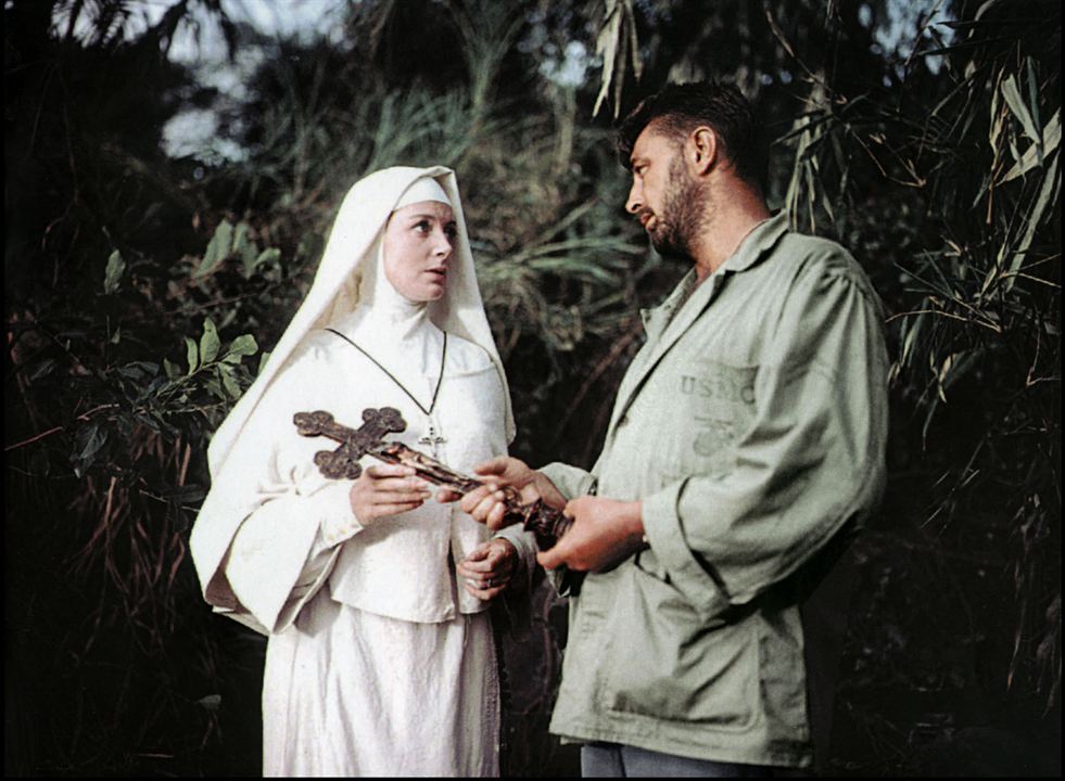 Der Seemann und die Nonne : Bild Deborah Kerr, Robert Mitchum