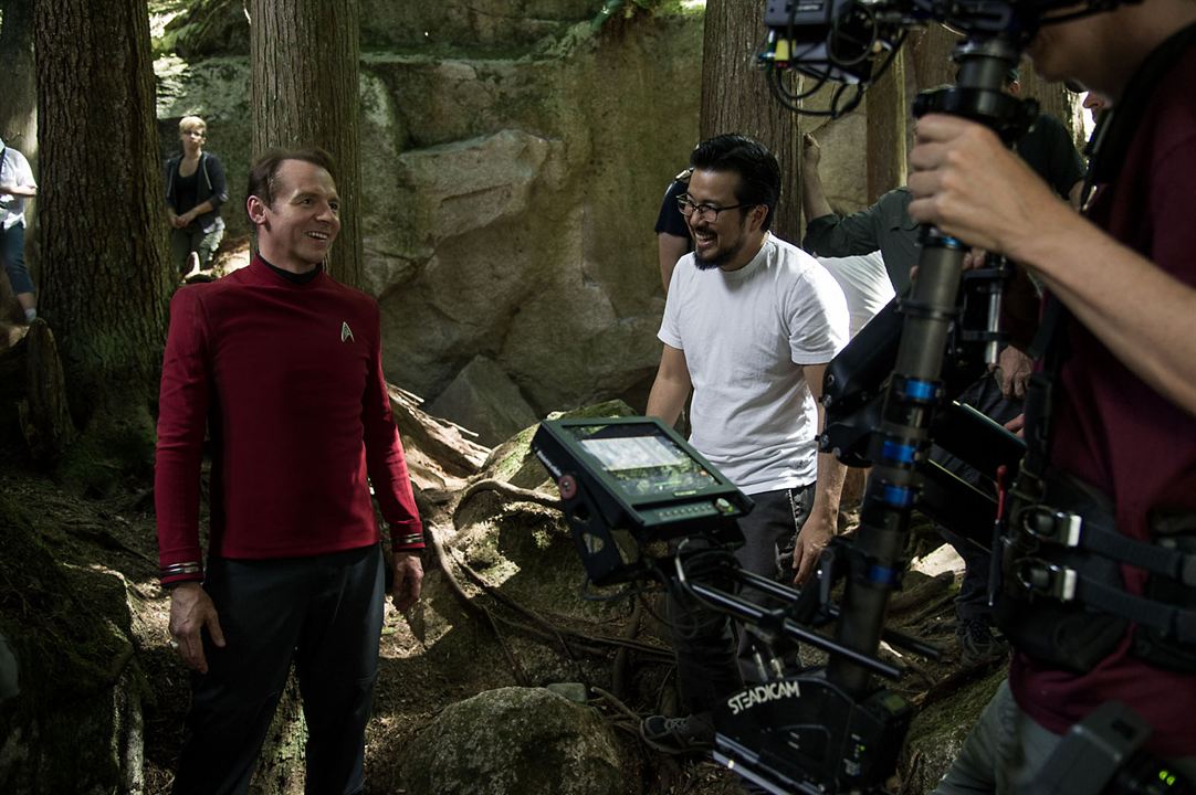 Star Trek Beyond : Bild Simon Pegg, Justin Lin
