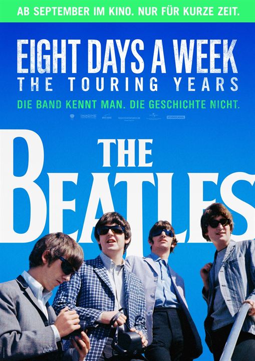 The Beatles: Eight Days A Week - The Touring Years : Kinoposter